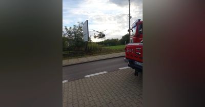 Wybuch w Porębie Radlnej. Kobieta w stanie zagrożenia życia